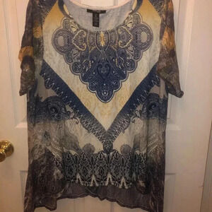Style and co /multicolored top / sz 2x